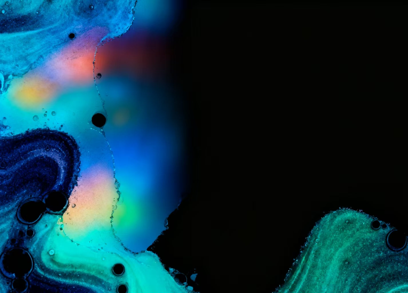 #DA2500544 Neon Fluid Abstraction