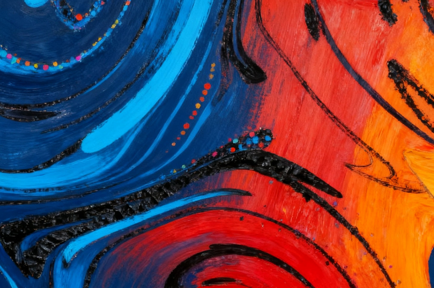 #DA2500642 Vibrant Abstract Color Crescendo