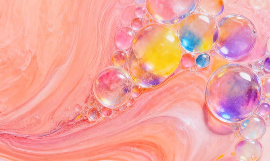 #DA2500513 Pastel Bubbly Fluid Art