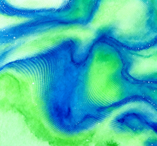 #DA2500638 Fluid Blend of Blue and Green Hues