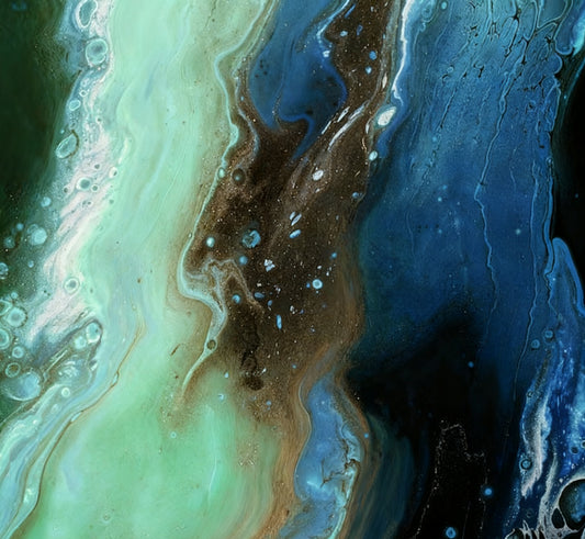 #DA2500643 Fluid Abstract Color Fusion