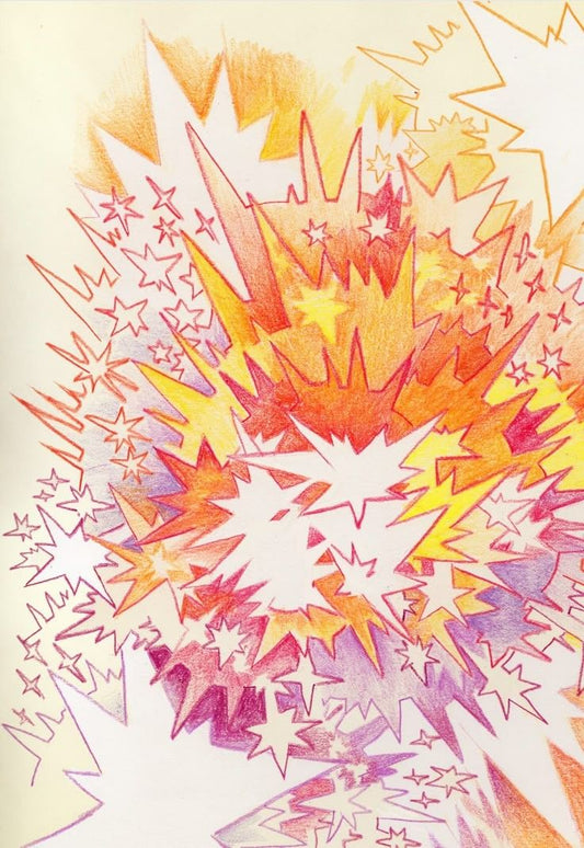 #DA2500090 a comic-style explosion