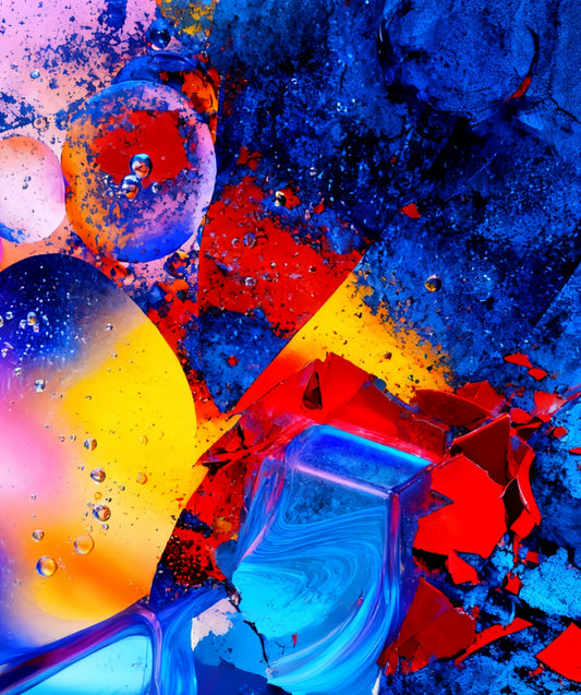#DA2500525 Vibrant Fragments in a Colorful Chaos