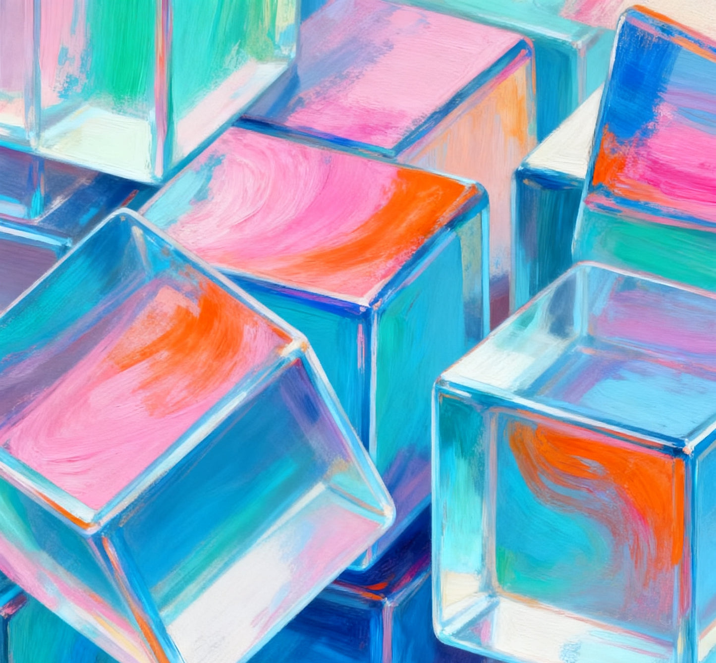 #DA2500526 Chromatic Crystal Cubes