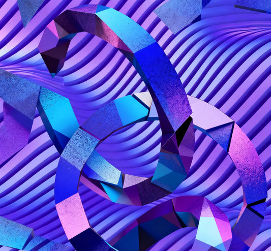 #DA2500536 Chromatic Geometric Spirals