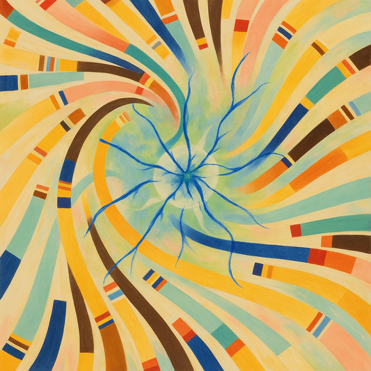 #DA250005 dynamic  spiral composition